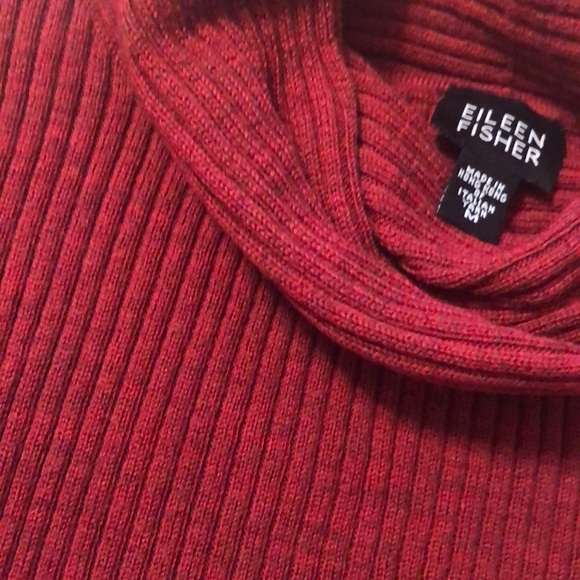 Eileen Fisher 100% Merino Wool Turtleneck - Picture 3 of 4